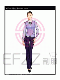 女職業(yè)裝襯衫馬夾設(shè)計圖301