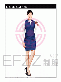 空姐職業(yè)服裝設(shè)計(jì)效果圖413