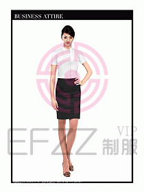 空姐職業(yè)服裝設計效果圖426