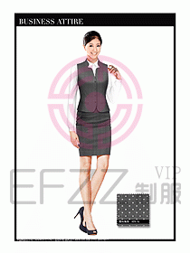 空姐職業(yè)服裝設(shè)計(jì)效果圖422