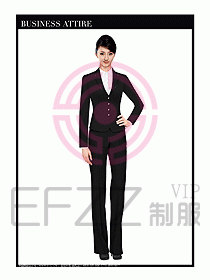 空姐職業(yè)服裝設(shè)計(jì)效果圖424