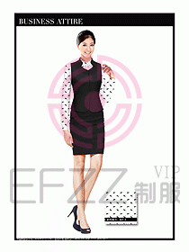 空姐職業(yè)服裝設(shè)計效果圖430