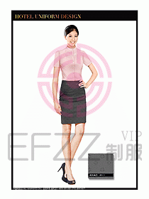 空姐職業(yè)服裝設計效果圖429