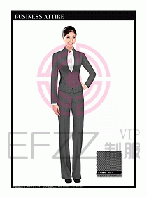 空姐職業(yè)服裝設(shè)計(jì)效果圖432