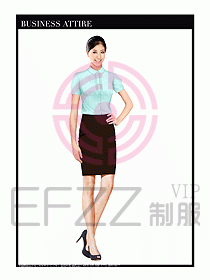 空姐職業(yè)服裝設(shè)計(jì)效果圖440