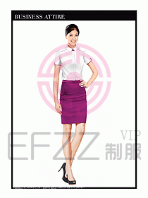 空姐職業(yè)服裝設(shè)計(jì)效果圖442