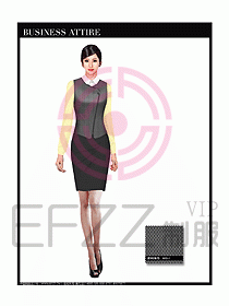 空姐職業(yè)服裝設計效果圖450