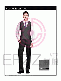 男職業(yè)裝商務(wù)馬夾設(shè)計(jì)122