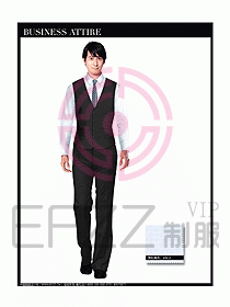 男職業(yè)裝商務(wù)馬夾設(shè)計(jì)132