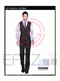 男職業(yè)裝商務(wù)馬夾設(shè)計(jì)135