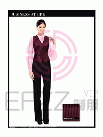 女職業(yè)裝時尚馬夾設(shè)計(jì)318