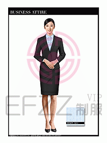 女時尚OL職業(yè)裝設(shè)計圖965