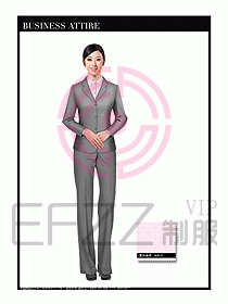 女時(shí)尚OL職業(yè)裝設(shè)計(jì)圖971