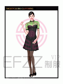 夜總會(huì)KTV服務(wù)員制服設(shè)計(jì)圖532