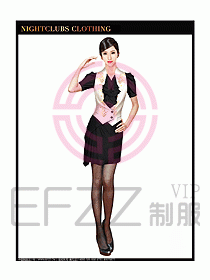 夜總會KTV服務(wù)員制服設(shè)計圖536