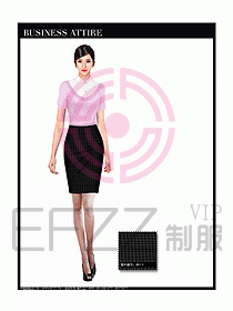 空姐職業(yè)服裝設計效果圖472