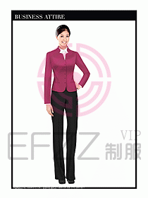 空姐職業(yè)服裝設(shè)計效果圖474