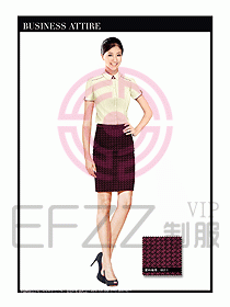 空姐職業(yè)服裝設(shè)計(jì)效果圖485
