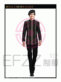 酒店門童行李生制服設(shè)計835