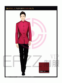 酒店中餐服務員制服設計圖1313