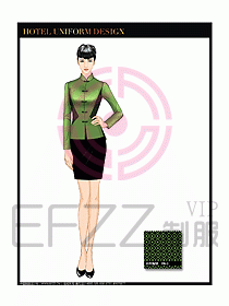 酒店中餐服務(wù)員制服設(shè)計(jì)圖1316