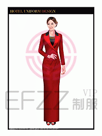 酒店餐飲咨客制服設(shè)計(jì)圖648
