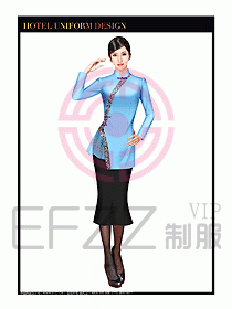 酒店餐飲咨客制服設(shè)計圖649