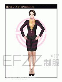 酒店中餐領(lǐng)班制服設(shè)計(jì)圖107