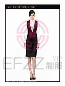 酒店中餐領班制服設計圖110