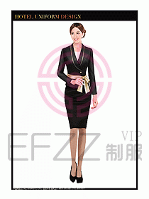 酒店中餐領(lǐng)班制服設(shè)計(jì)圖112