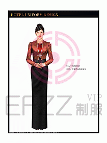 酒店西餐廳咨客制服設(shè)計(jì)圖345