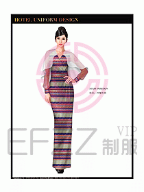 酒店西餐廳咨客制服設(shè)計(jì)圖348