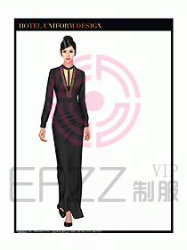 酒店西餐廳咨客制服設(shè)計(jì)圖351