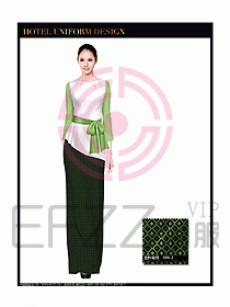 酒店西餐廳咨客制服設(shè)計(jì)圖360