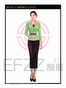 酒店西餐廳咨客制服設(shè)計圖369