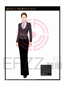 酒店西餐廳咨客制服設(shè)計圖365