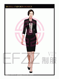 酒店西餐廳咨客制服設(shè)計(jì)圖374