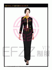 酒店西餐廳咨客制服設(shè)計(jì)圖384