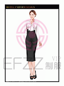 酒店西餐廳咨客制服設(shè)計(jì)圖383
