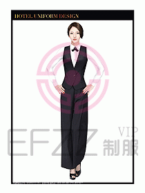 酒店西餐廳咨客制服設(shè)計圖381