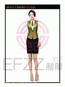 酒店西餐廳領(lǐng)班制服設(shè)計(jì)圖062