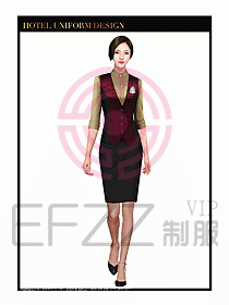 酒店西餐廳領(lǐng)班制服設(shè)計圖061