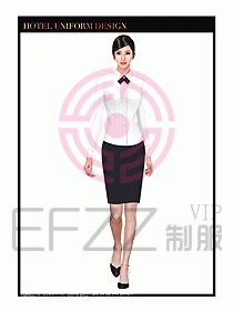 酒店西餐廳領(lǐng)班制服設(shè)計圖065