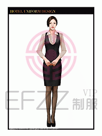 酒店西餐廳領(lǐng)班制服設(shè)計(jì)圖066