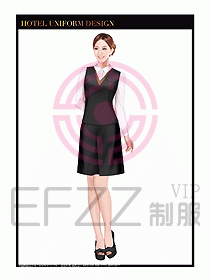 酒店西餐廳領(lǐng)班制服設(shè)計(jì)圖067