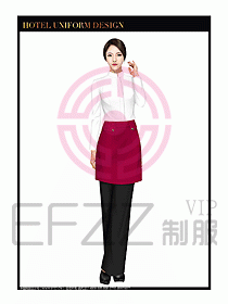 餐飲西餐廳服務(wù)員制服設(shè)計(jì)圖864