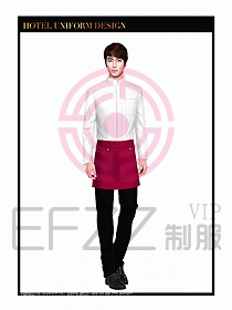餐飲西餐廳服務(wù)員制服設(shè)計圖865