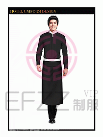 餐飲西餐廳服務(wù)員制服設(shè)計圖873