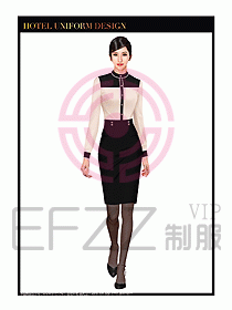 餐飲西餐廳服務(wù)員制服設(shè)計(jì)圖882