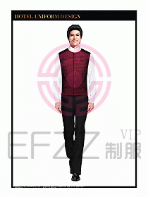 餐飲西餐廳服務員制服設(shè)計圖881